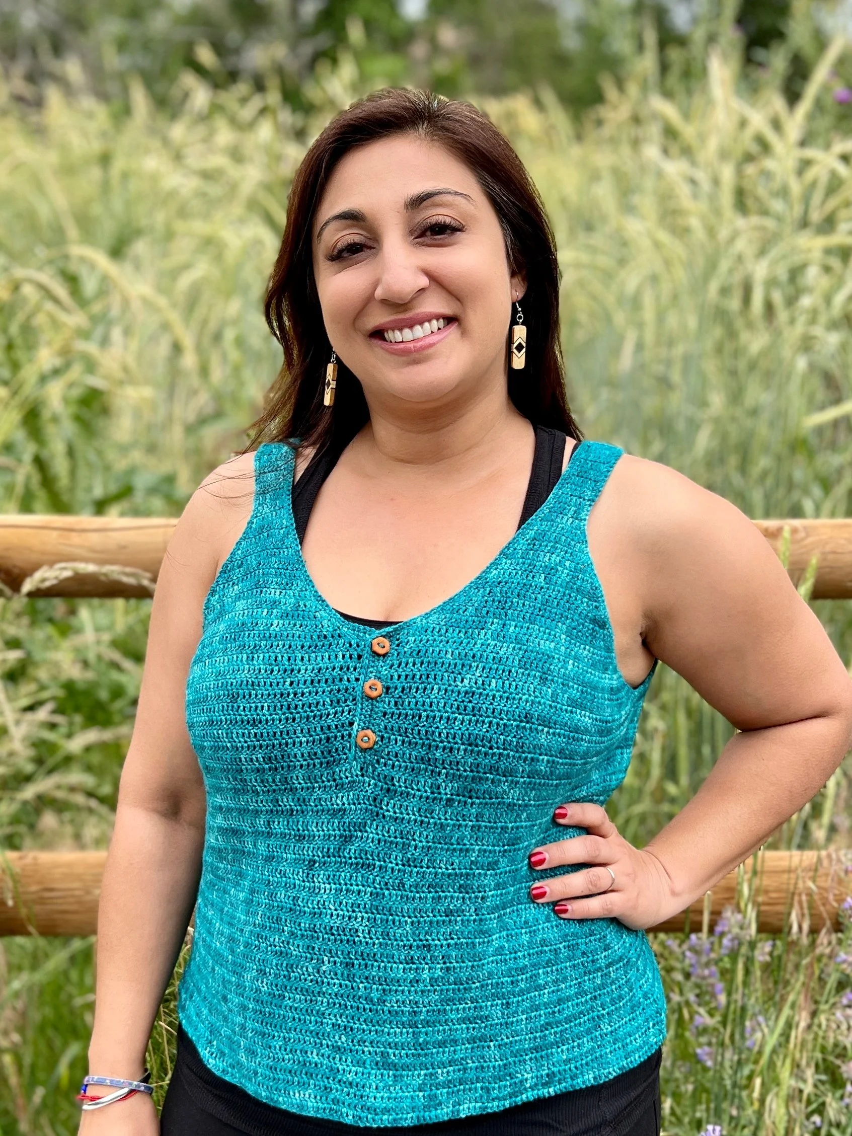 Daphne Henley Tank Top: Pattern Tester Showcase — Tinderbox Crochet